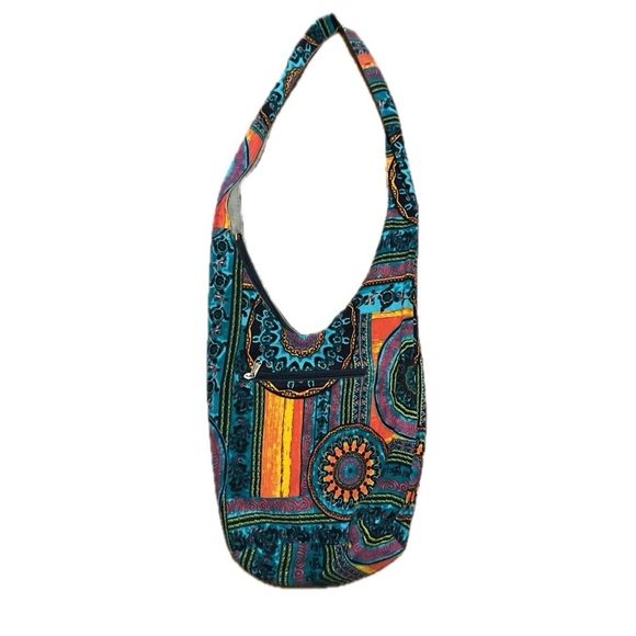 Boho Colorful Patterned Women's Bag Ethnic crossbody Cotton - Picture 2 of 6